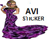 AVI sticker