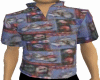 Motorcycle Print Shirt