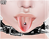 *V Tongue With Piercing.