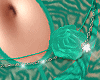 Emerald Rose Belly Chain