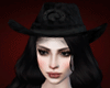 N. Hat CowGirl Blk