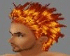 hair in flames