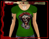 zombie tee  green