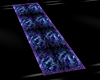 blue and purple rug