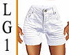 LG1 White Shorts in BM