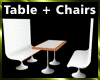 Cafe Table + Chairs 4