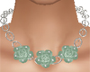 Mint Fleur Necklace