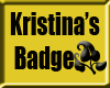 Kristinas Badge