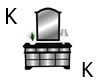 K - Valentine Dresser