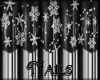 Black Silver Snowflakes