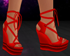 Dahlia Red Wedges