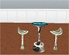 !!Teal_Table&Chairs!!