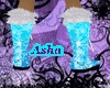 blue snowflake boots