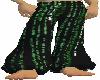 pants black green codes