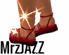 JUNGLE RED SANDALS