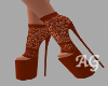Togy Red Lace Heels 2