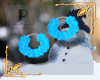 [JP] Snowman Fur Earring