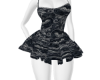 goth bat mini dress