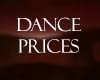 Dance Price Sign