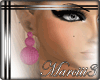 M3|Pink Bubble Earrings
