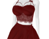 Deep Red Lacey Girlie