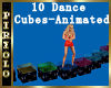10 Dance Cubes-Animated
