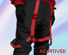 [RD] Techwear Red Cargo