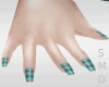 Chick Nails Teal
