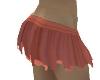coral miniskirt