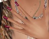 *S* Dark Pink Nails