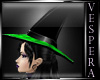 -N- Lil Witchy Hat Grn