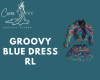 Groovy Blue Dress RL