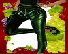 TD GREEN LEATHER PANTS