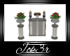 Silver Minister Stand