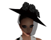 Black Ella Victorian Hat