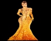 golden dress elegance