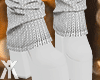 YA.Knit Boots White