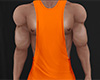 Orange Muscle Tank Top (M)