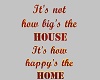 Happy Home Sign