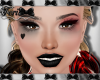 Harley Black Lips Makeup