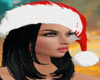 Xmas Hat + Black Hair