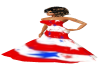 Stars and Stripes gown