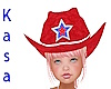 Red Star Cowgirl Hat