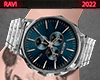 R. Blue Watch Silver
