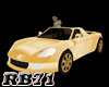 (RB71) Gold Sports Car