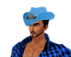 !CLJ!Blue Cowboy Hat