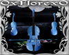 dj light blue violin