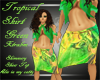 Tropical Skirt Green Xtr