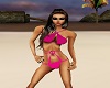 Bea's pink bikini