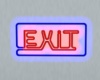 Exit Neon Sign